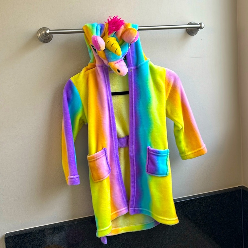 Girls unicorn robe